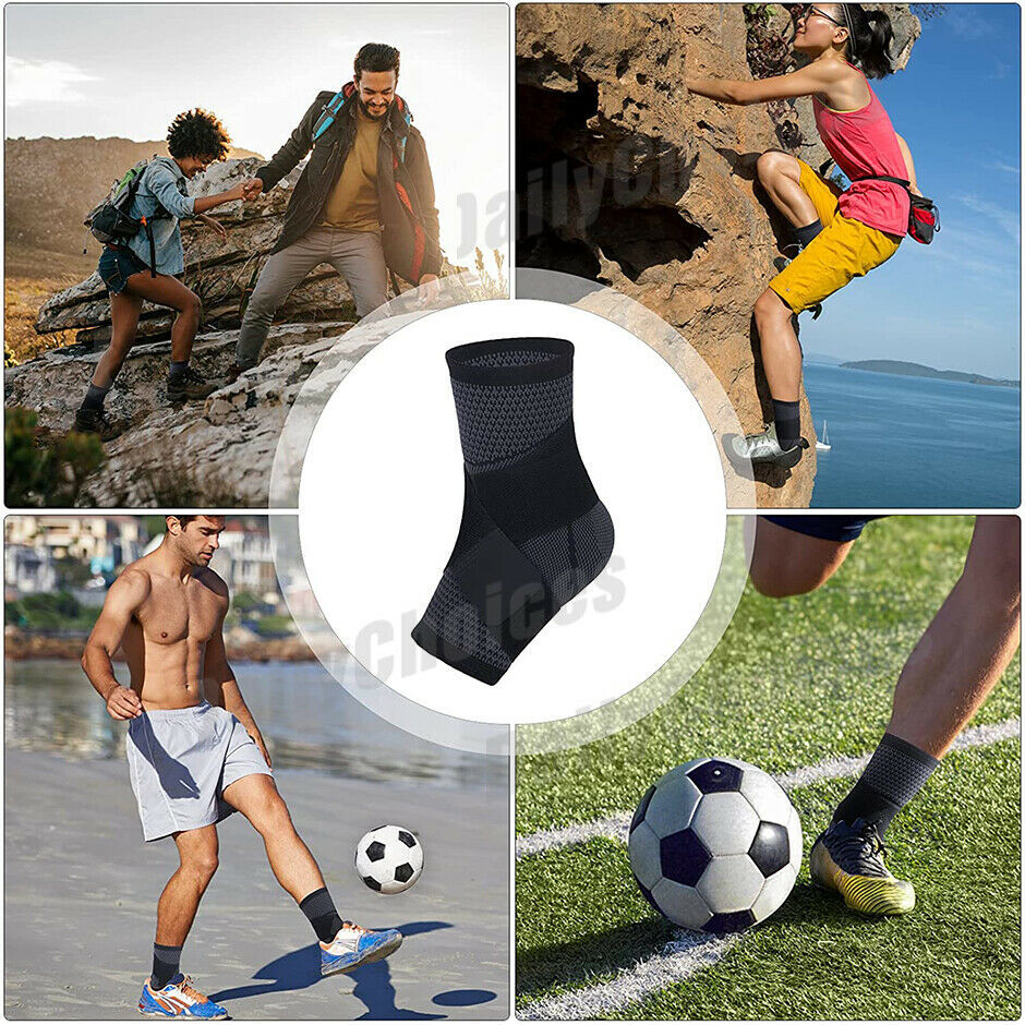 Foot Sleeve Plantar Fasciitis Compression Socks Achy Swelling Heel Ankle  Support - Unbranded