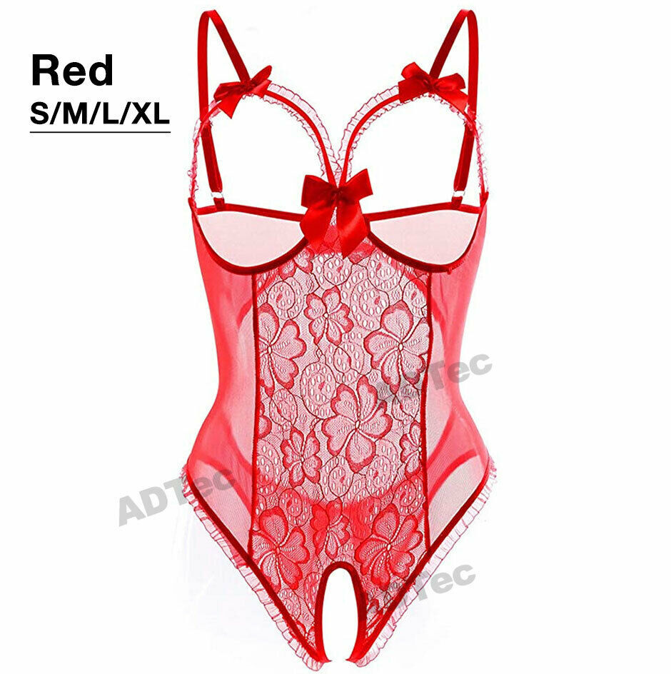 Women Lace Sexy Lingerie Open Crotchless Underwear G-String
