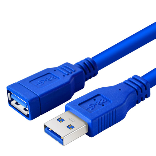 Super Speed Blue USB 3.0 Male to Female Data Extension Cord Cable