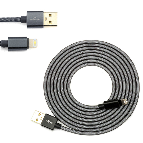 Braided USB Charger Data Cable for iPhone 13 12 11 Pro Max XR X iPad - High-Quality and Reliable Charging Solution