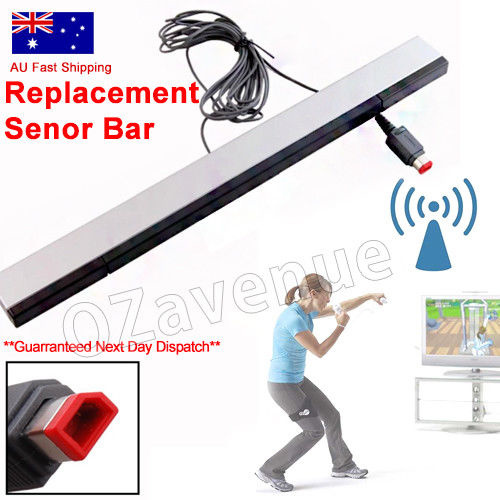 New Wired Remote Infrared Ray IR Inductor Motion Sensor Bar for Nintendo Wii