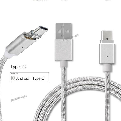 FAST Charge MAGNETIC USB 3.1 Type C Charging Cable Galaxy S8 / Plus Note 8 HTC