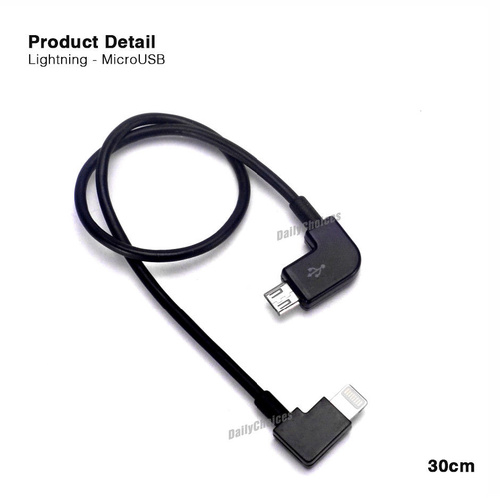 USB to Type-C / Android / iphone Cable for DJI Spark Mavic Pro Remote Controller