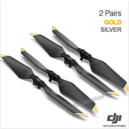 4Pcs Carbon Fiber Composite Folding Propeller Props Blades for DJI Mavic Pro AU [Colour: Gold] [Pack: 2 Pairs]