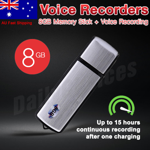 8GB USB Digital Sound Voice Recorder Audio Record Pen Dictaphone Memory Stick SG