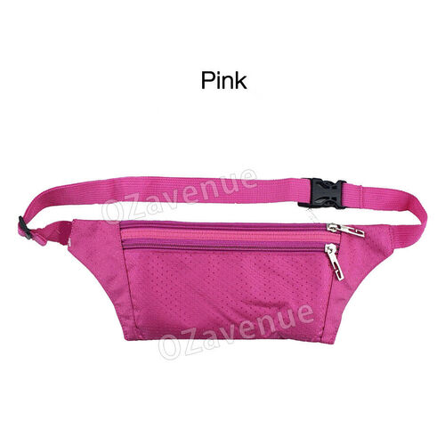 Bum Bag Fanny Pack Travel Sports Gym Waist Money Belt Pouch Holiday Wallet Bags