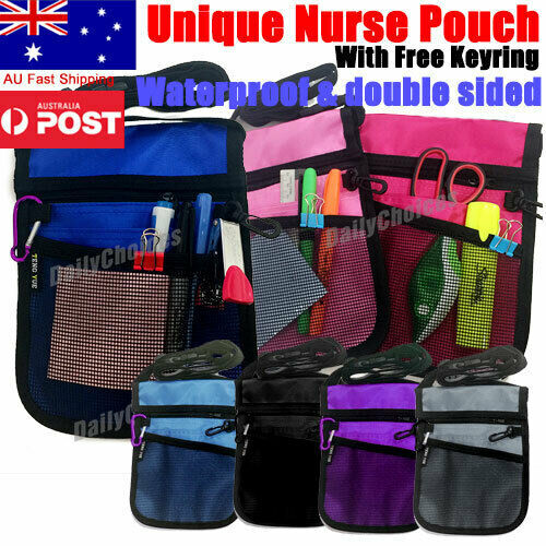 NURSE CARRY® POUCH POCKET Waist Bag Quick Pick Vet Nurses Belt + FREE Carabiner
