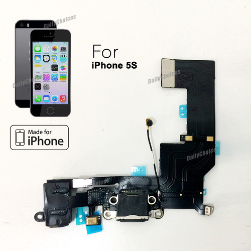 iPhone 6 6Plus Brand New Black wht Charging Port Charge USB Connector Flex Cable