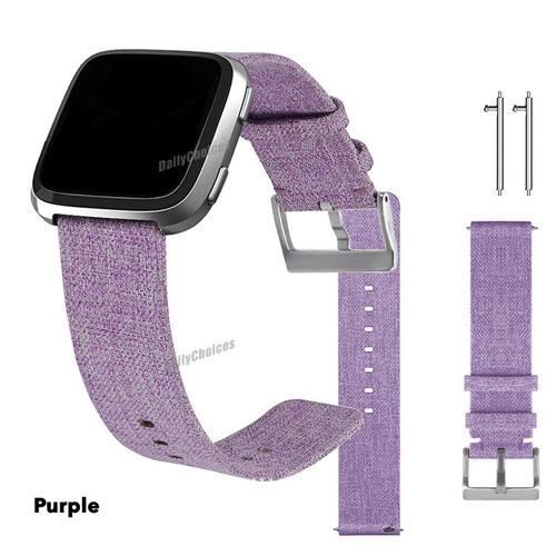 Replacement Band For Fitbit Versa Fabric Luxury Watch Sports Strap Wristband