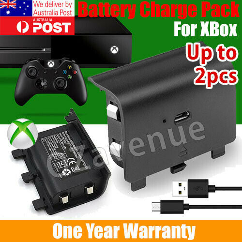 2400mAh Rechargeable Battery Pack + USB Charger Cable for XBOX ONE ControllerCA0