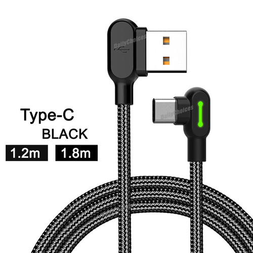 MCDODO 90 Degree Right Angle USB Charger lightning Cable Apple iPhone iPod iPad