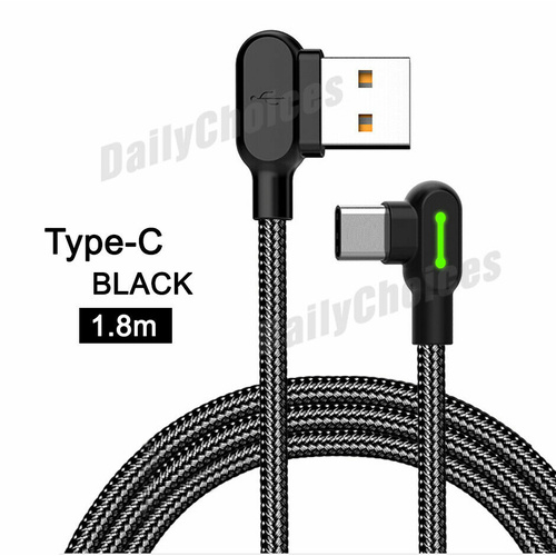 MCDODO 90 Degree Right Angle USB Charger lightning Cable Apple iPhone iPod iPad