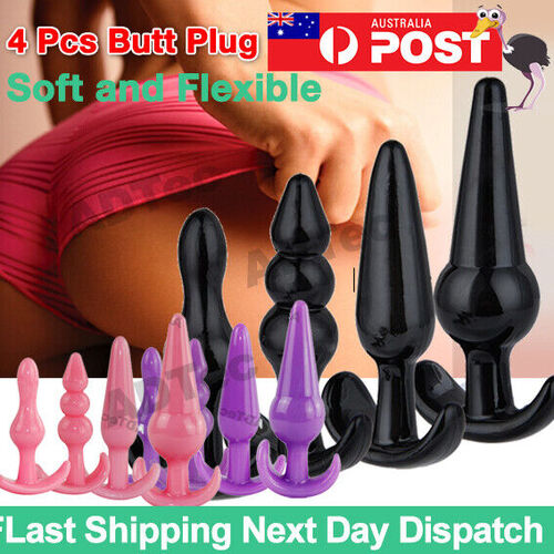 Anal Butt Plug Training Kit Set with Dildo and Prostate Massager - Perfect for Beginners and Advanced Users
