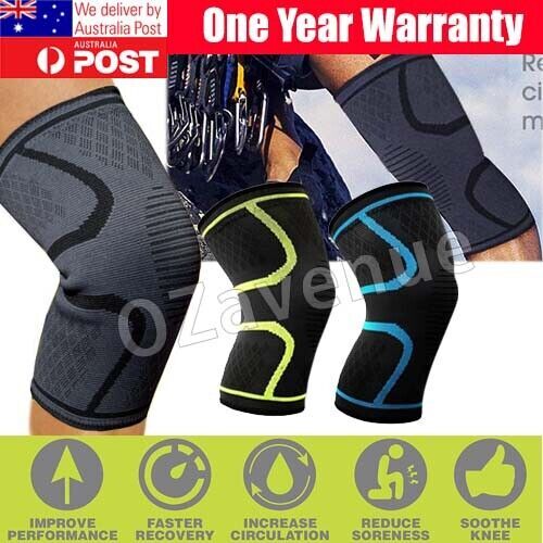 Knee Support Brace Compression Sleeve for Arthritis Pain Relief - Suitable for Gym, Sports, and Running