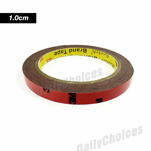 3M Genuine Double Sided Acrylic Plus Automotive Attachment Tape 10mm x3meters [Model: 10mm]