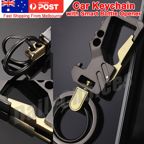 Key Holder Gift Car Keychain Smart Bottle Opener Two Ring Heavy Duty Business
