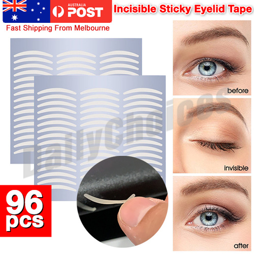 96pcs Eyelid Tape Adhesive Tool Eye Lift Strips Lace Stickers Double AU POST
