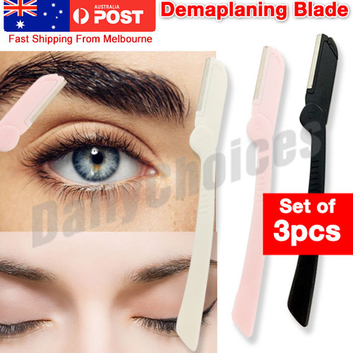 3 Pack Dermaplaning Tool, Demaplaning Blade, Eyebrow Razor - gift with purchase