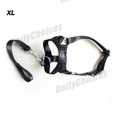 AU Dogalter Dog Halter Halti Training Head Collar Gentle Leader Harness Nylon [Size: XL: 42-55cm]