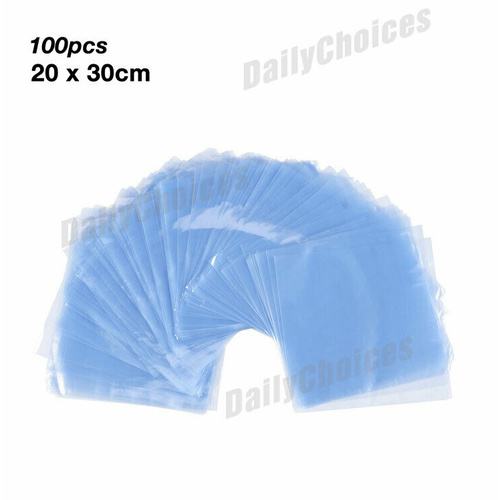 100/200x Heat Shrink Bag Wrap Film Packaging Seal Gift Pack PVC Shrinkable T