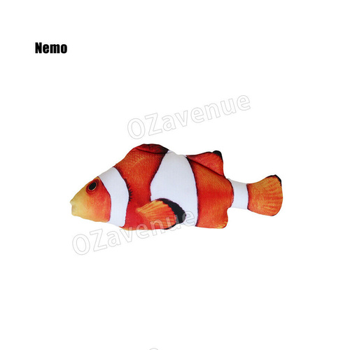 Pet Cat Play Fish Shape Mint Catnip Chewing Kids Gifts Interactive Scratch Toy [Model: Nemo]