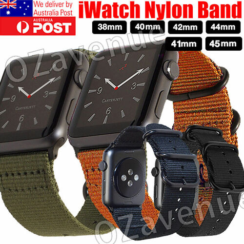 Woven Band Strap for Apple Watch iWatch Series 7 6 5 4 3 2 SE - Stylish and Comfortable