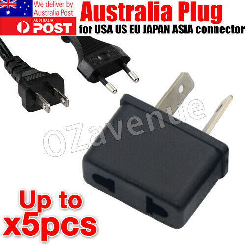 3/5 USA US EU JAPAN ASIA to AU Australia Plug AC Power Adapter Travel Converter