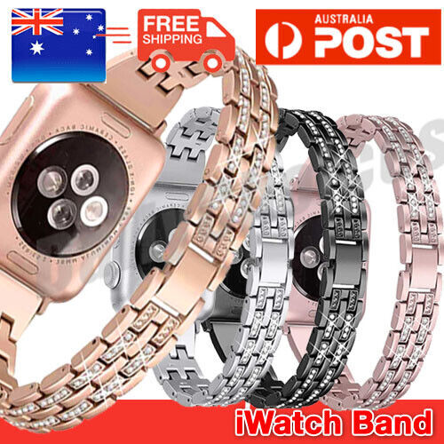 Bling iWatch Strap Case for Apple Watch Band Series 8 7 6 5 4 3 2 1 SE - Elegant and Eye-Catching