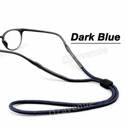Silicone Glasses Strap Chain Cord Holder Sport Neck Eyeglass Lanyard 3 colour