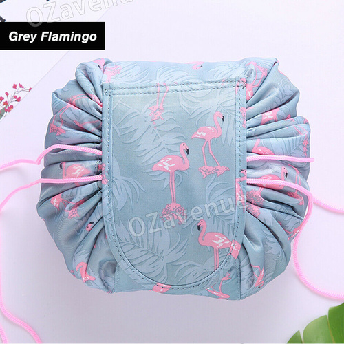 Travel Cosmetic Make Up Bag Organiser Wash Small Drawstring Pouch Beauty Case AU
