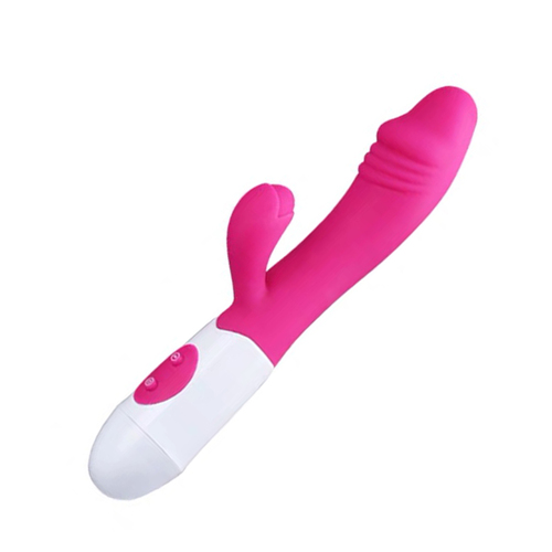 Rabbit Clit Vibrator Dildo - G-Spot and Clitoris Stimulator for Female Anal Pleasure