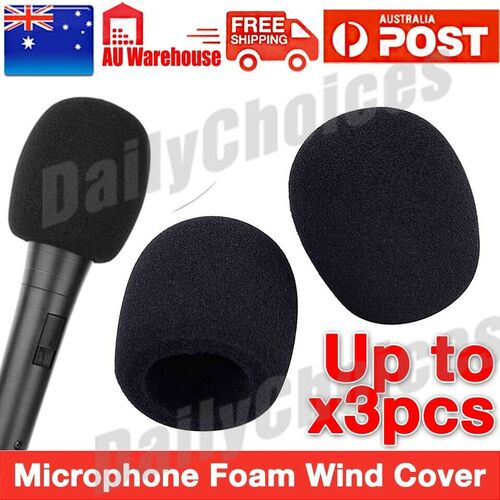 Up to 5pcs Microphone Wind Sock Foam Cover 50mm Windsock Redback Shure Yoga