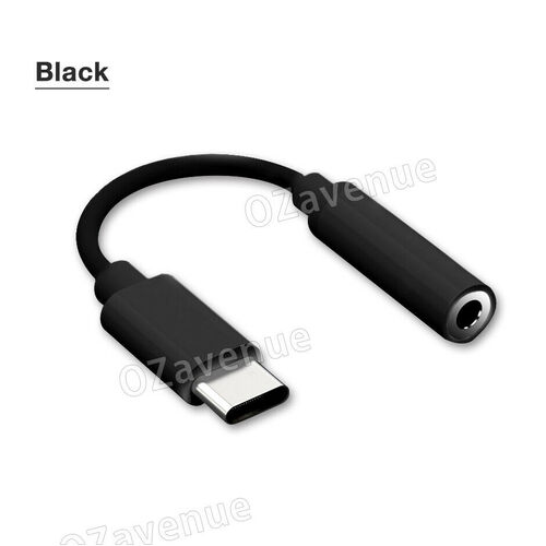 For Samsung Google USB Type C to 3.5mm Headphone Audio Aux Stereo Cable Adapter