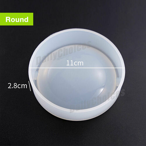 Resin Silicone Coaster Ashtray Mold Jewelry Container Epoxy Mould Tool NEW