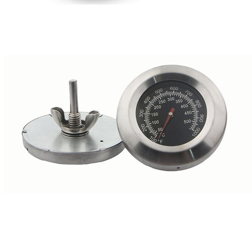 Barbecue Thermometer Oven Pit Temp Gauge 100~400℃ BBQ Smoker Grill Temperature