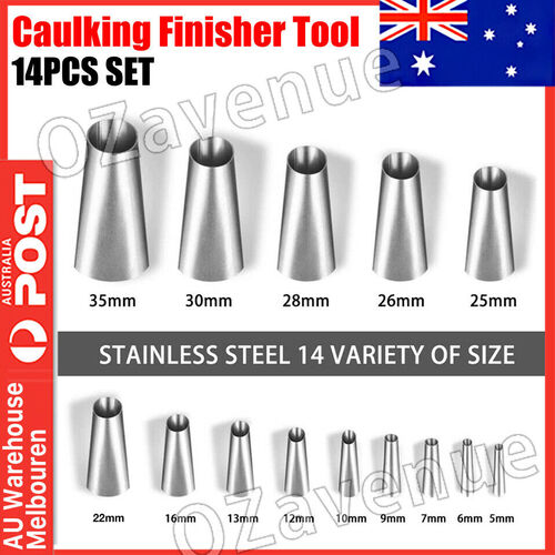 14Pcs Perfect Caulking Finisher Caulk Nozzle Applicator Sealant Finishing Tool