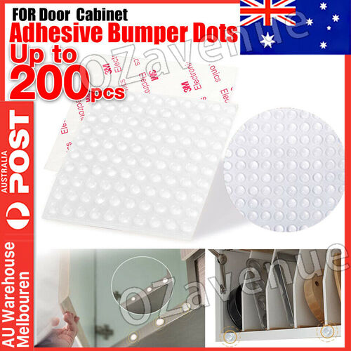 3M Self Adhesive Rubber Feet Bumper Dots Door Cabinet Bumper Buffer Stop Pad