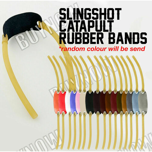 x1 x3 x5 Elastic Rubber Bands Replacement Bungee Slingshot Catapult Bait caster