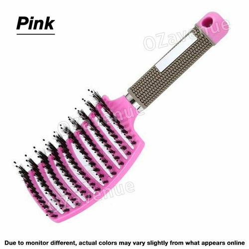 Detangling Nylon Bristle Brush Detangle Hairbrush Women Hair Scalp Massage Combs