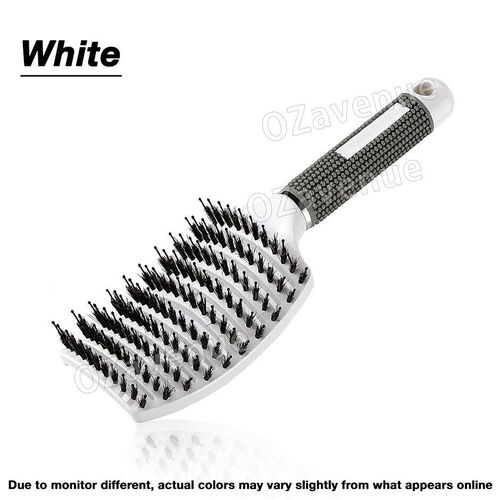 Detangling Nylon Bristle Brush Detangle Hairbrush Women Hair Scalp Massage Combs