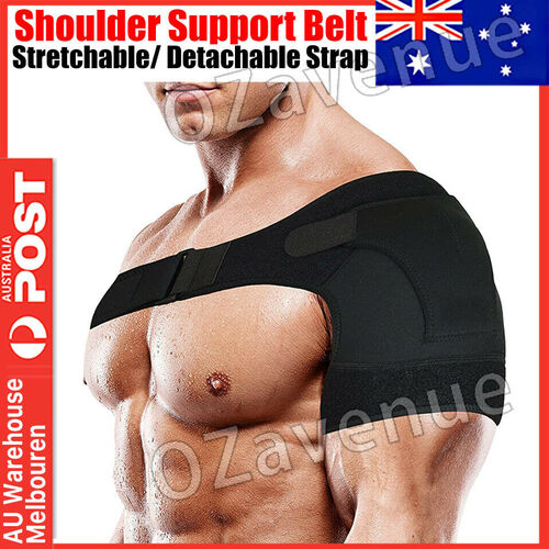 Shoulder Brace Rotator Cuff Pain Relief Support Therapy Belt Sleeve Men Women IA