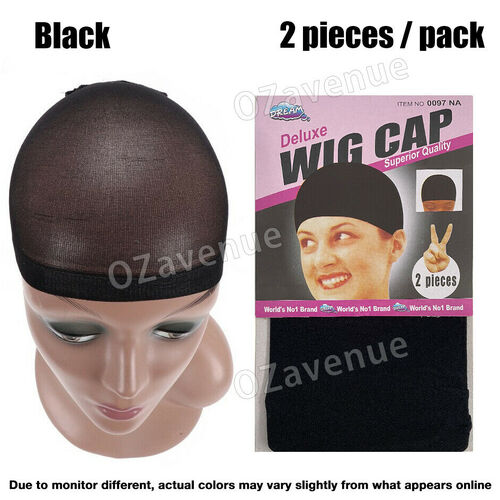 Hair Net Wig Cap for Wearing Wigs Soft Stocking Fabric Control Hair nude colour