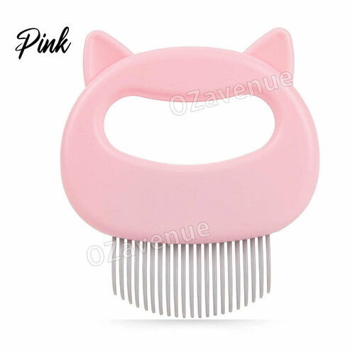 Relaxing Cat Comb Massager Pet Grooming Brush Dog Hair Removal Open KnotTool AU