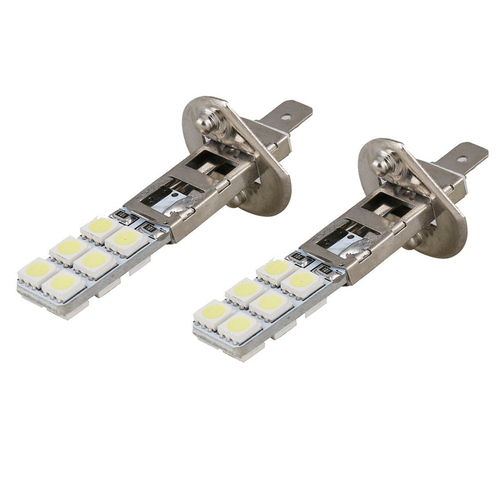 H1 Super White 6000K 55W LED Headlight Bulbs Kit - Driving Light