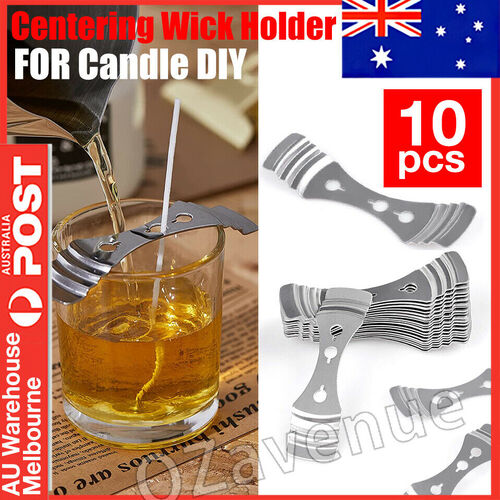10 Metal Making Candle Wicks Holders Wick Holder Party Centering Center Device