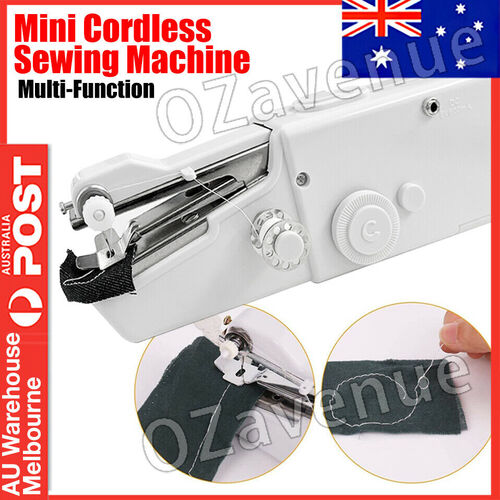 Cordless Hand Held Sewing Machine Mini Portable Desktop Home Clothes Stitching