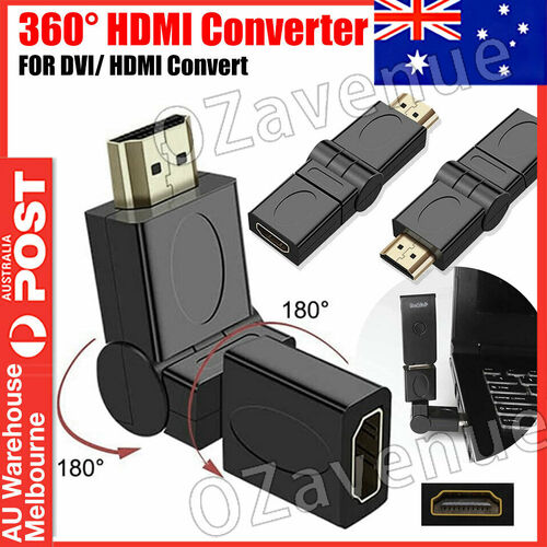 HDMI Male to Female 90 270 Degree Right Left Up Down Angle Adapter Converter