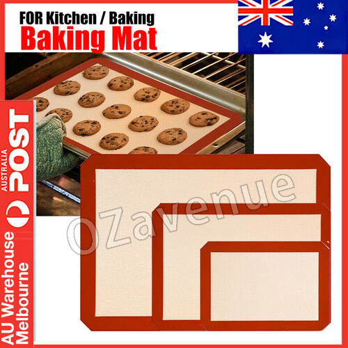 Eco-friendly Non Stick Silicone Baking Mat BBQ Pastry Oven Knead Dough sheet