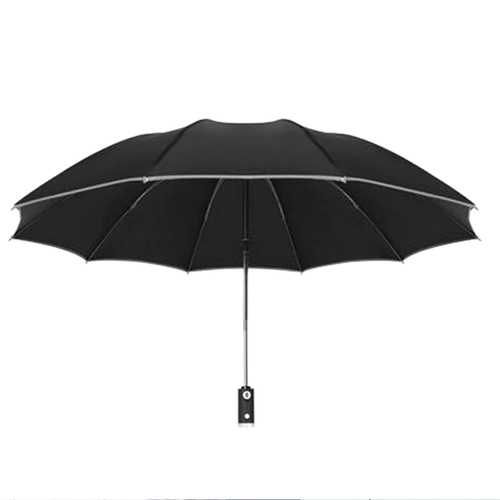 Automatic Umbrella Reverse Folding Business Umbrella - With Reflective Strips