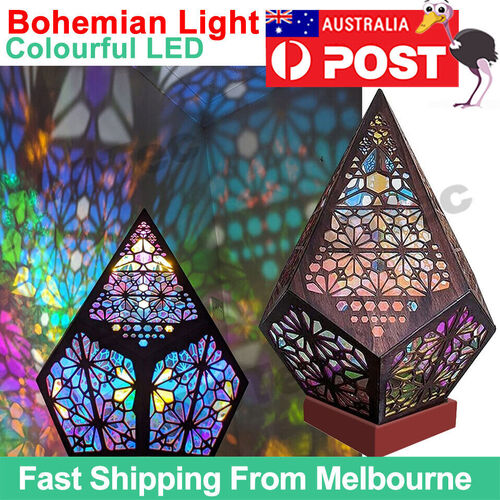 Bohemian Polar Star Decor Lamp Colorful LED Floor Lamp 3D Projection Night Light